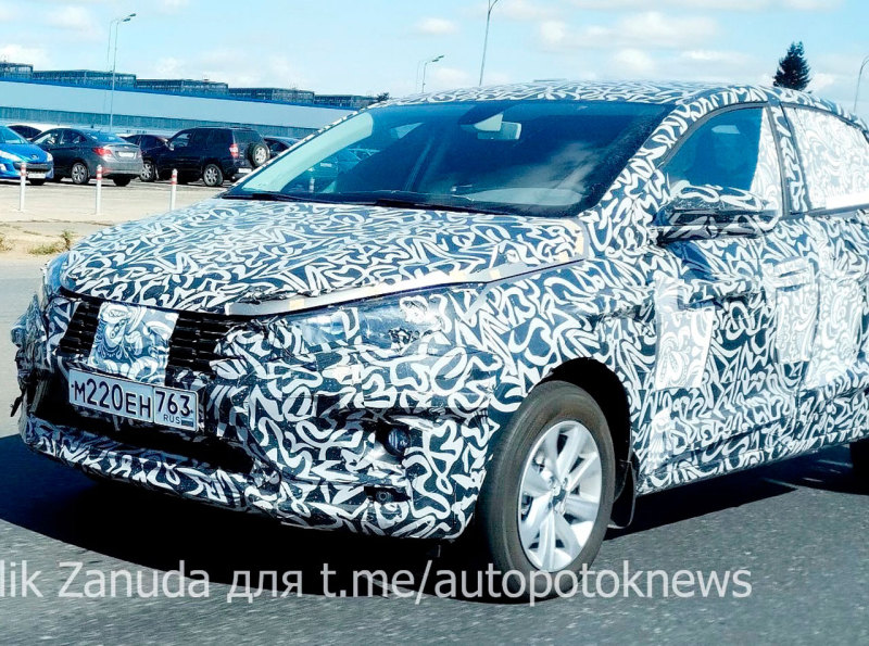 Lada Iskra засняли на дороге